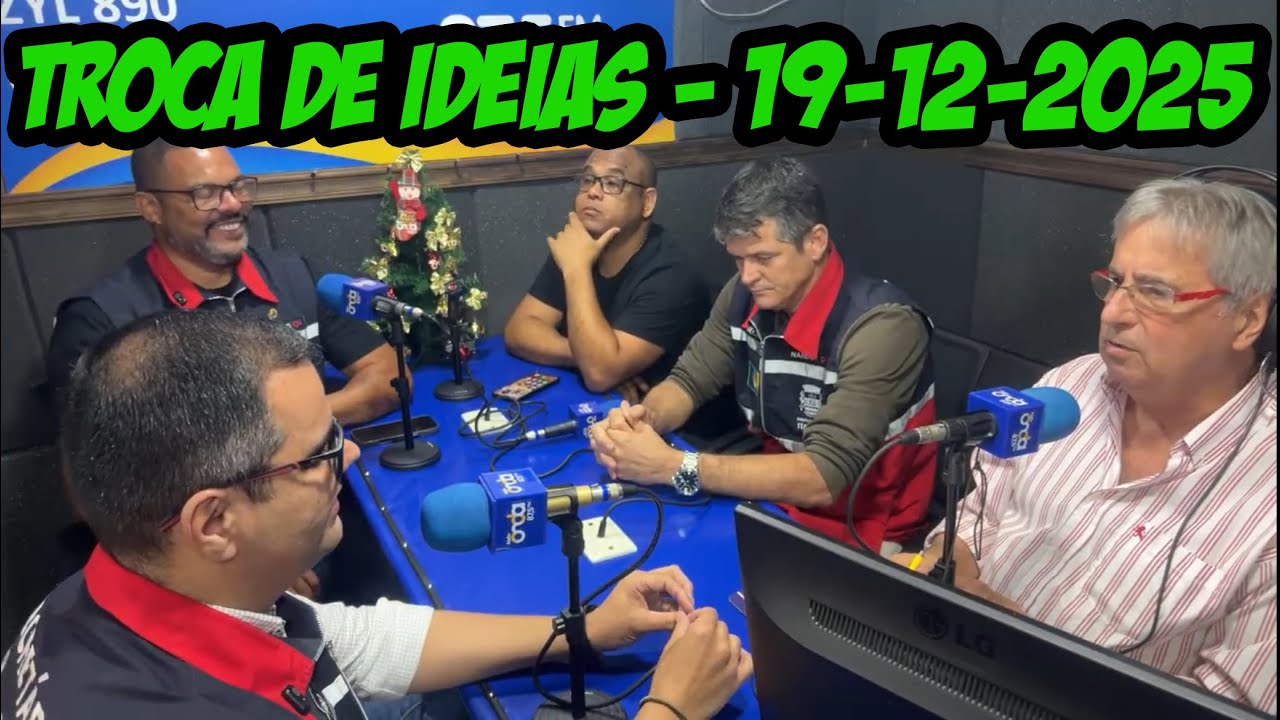 Entrevista com os secretários de Itaguaí: Adilson Pimpo, Nando Rodrigues e Milton Valviesse