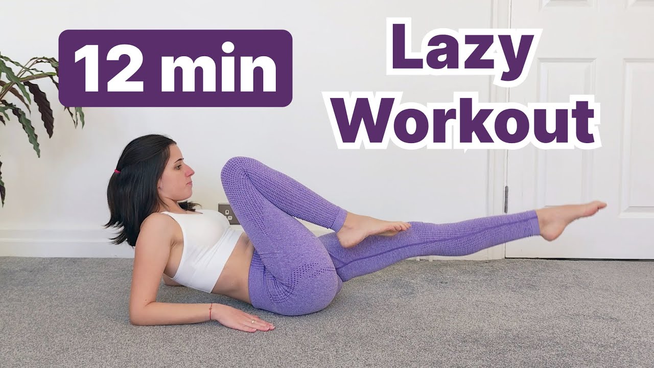 Lazy Floor Workout | All on the Mat Core & Glutes Routine (No Equipment ...