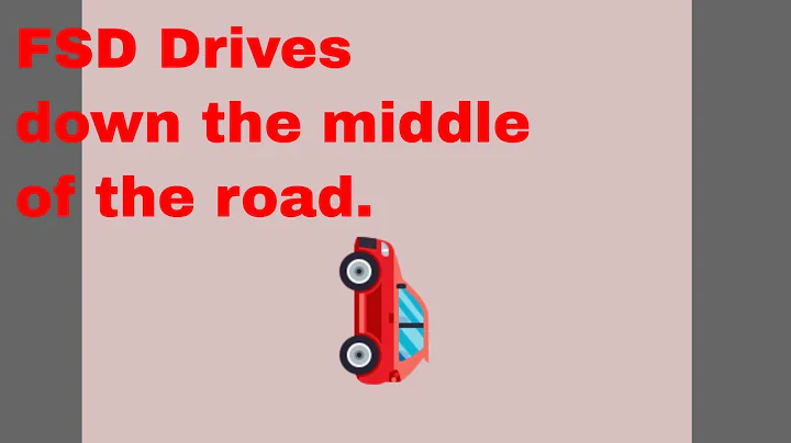 FSD Beta 10.2 Problems | Car Drives Down Middle of...