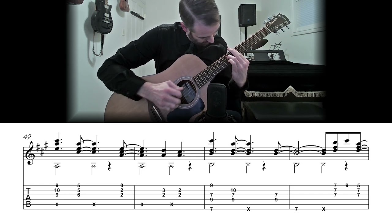 What's Up? (4 Non Blondes Cover) - Fingerstyle Guitar Lesson (Sheet Music + TAB)