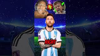 Messi Picked Hasbulla Over IShowSpeed?! 🤯⚽️ #shortsvideo  #football #messi #viral