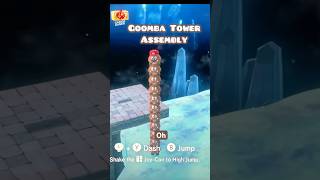 Stacking Goombas to Reach the Power Moon! ⬆️🌙 #shorts #supermarioodyssey
