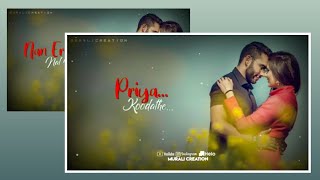 Orukanam orupothum piriya koodathe song 💞 tamil love songs 💞Whatsapp Status 💞 Murali Creation