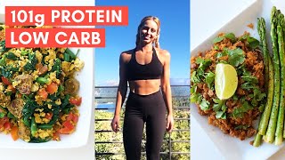 High Protein Vegan Meal Plan for LEAN FAT LOSS (low carb)