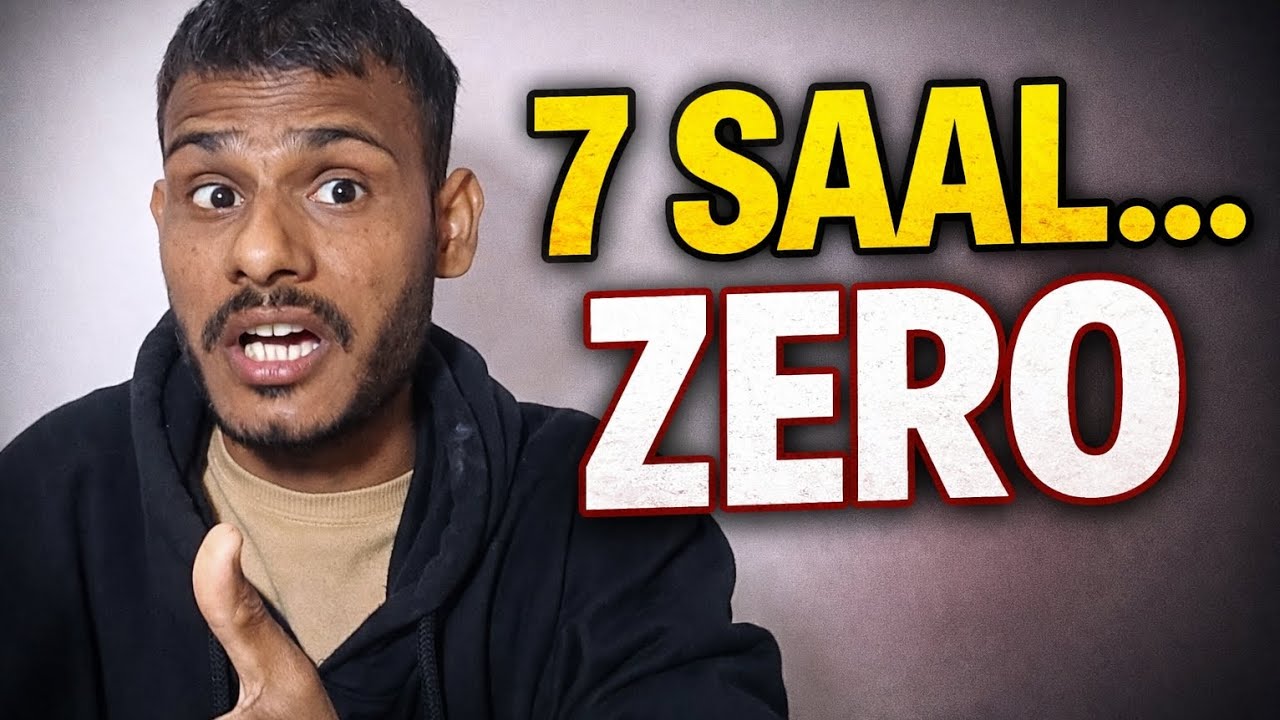 7 Saal Me Sirf Experience Mila… Success Nahi 😂 !! First video With Facecam 🙂