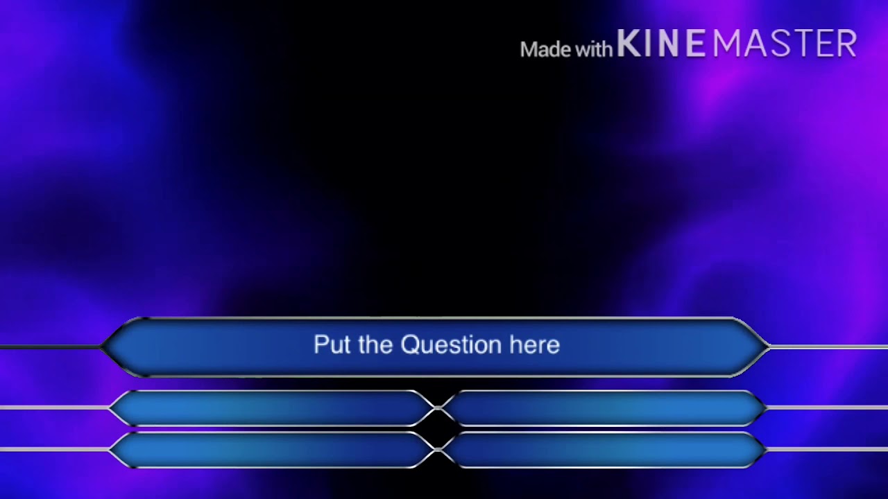 Wwtbam Question Graphics Test Edit With A Rave Music Youtube