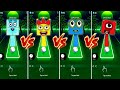 SPRUNKI OC FROM NUMBERBLOCKS  4️⃣🆚3️⃣🆚2️⃣🆚1️⃣ COFFIN DANCE  SONG IN TILES HOP