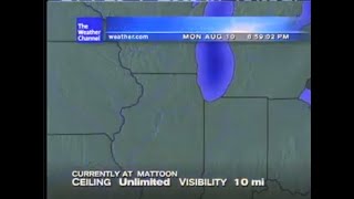 TWC WeatherStar XL - 08/10/09 - 6:58pm CDT