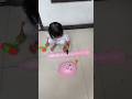 Meletuskan balon pink bulat dan panjang pakai paus tidak bisa 😱 #shorts #meletuskanbalon #mainbalon