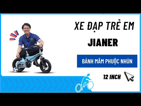 Video Xe Đạp Trẻ Em Bé Trai Jianer J9 12 Inch