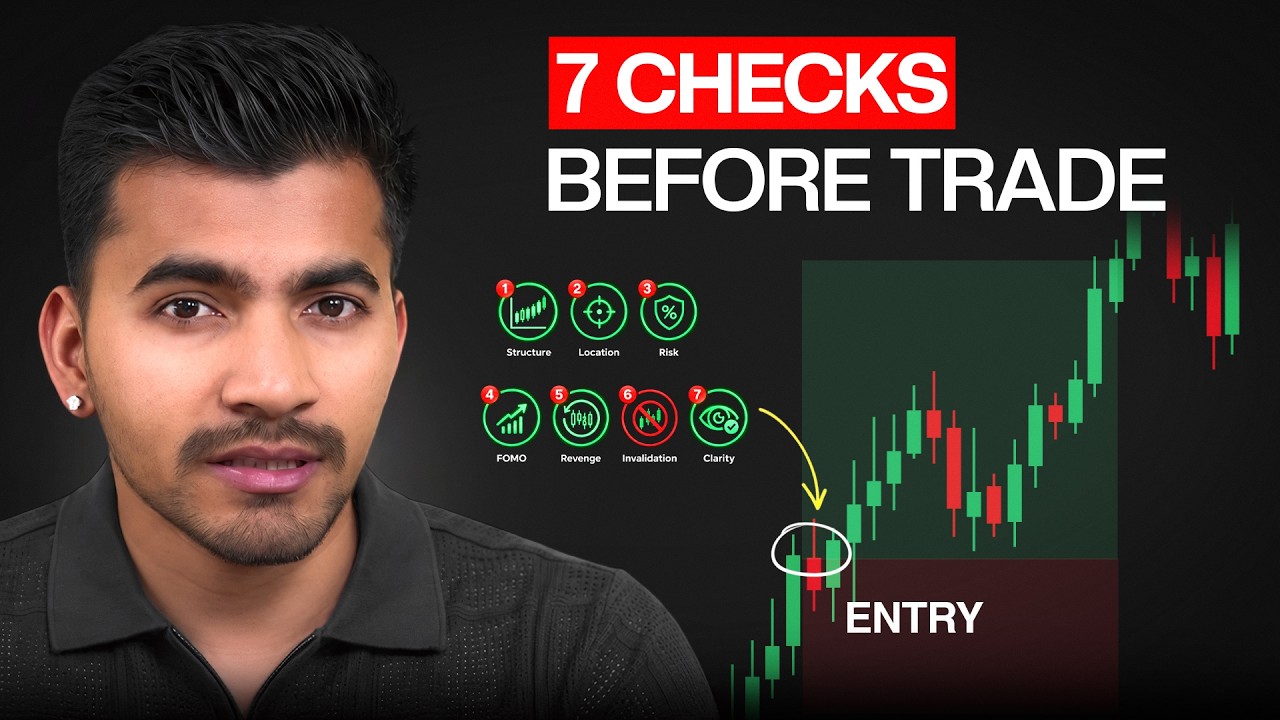7 Checks Before Entering a Trade | Complete Pre-Trade Checklist