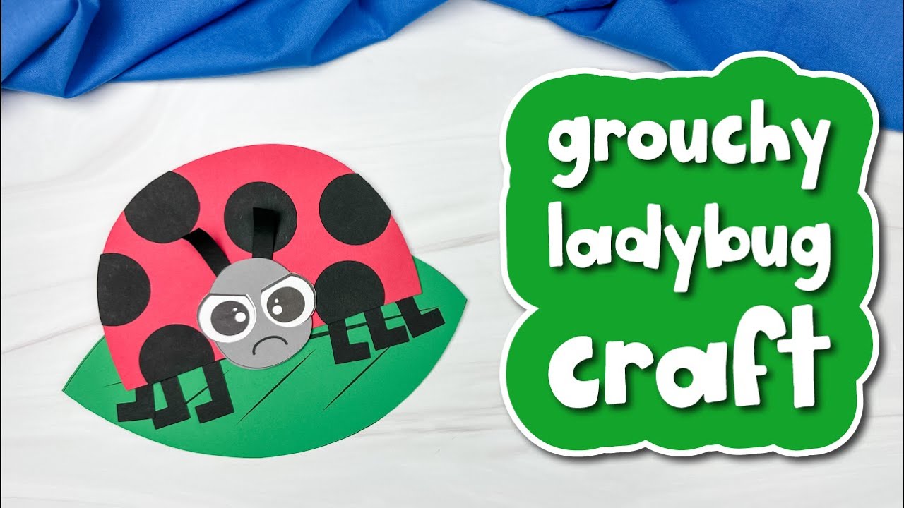Grouchy Ladybug Craft For Kids YouTube Grouchy Ladybug Craft For Kids YouTube