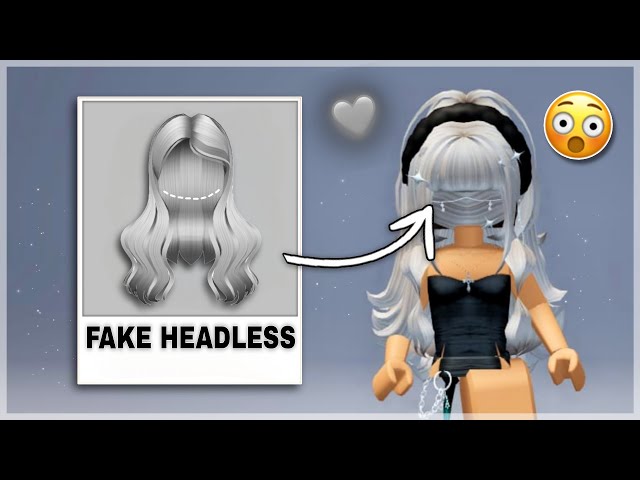 free fake headless👍 #roblox #fypシ゚viral🖤tiktok