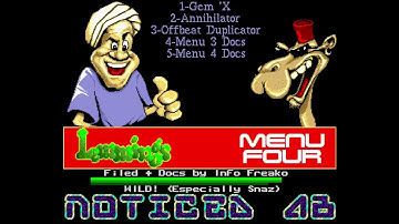 Atari ST Compacted Disk (CD) Scrollers [1499] The Lemmings CD #004