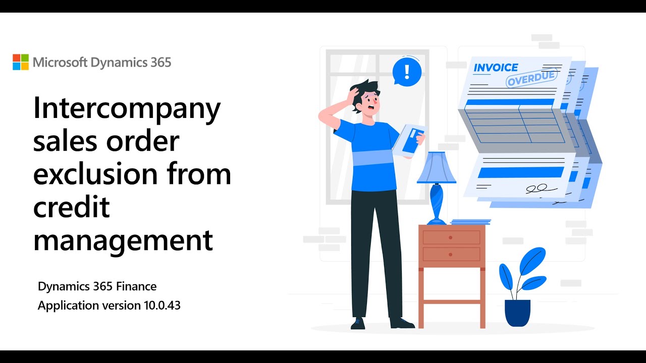 Intercompany sales order exclusion from credit management