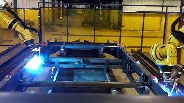 Fanuc R 2000ia 210f welding robots dual track