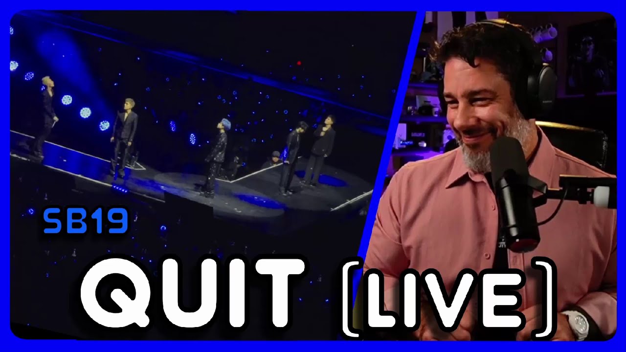 Реакция режиссёра — SB19 — живое выступление с песней «QUIT»