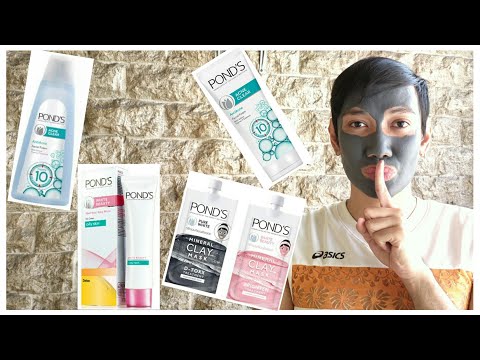 Ponds Facial Scrub, Acne Clear Toner, Mineral Clay Mask, White Beauty Day Cream Review