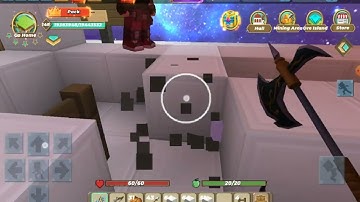 Intro to my first video. Building a tnt run building in (blockman go) skyblock