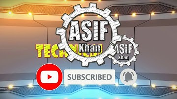 Intro Asif Khan How to make beautiful intro for you tube