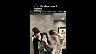 Boy Handsome Face Girl Reaction