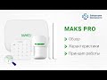 Комплект беспроводной сигнализации MAKS PRO: подробный обзор линейки