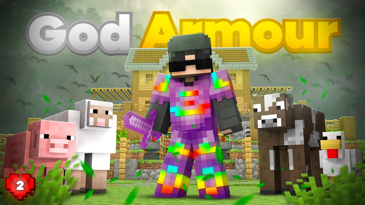 I Made Insane God Armor In Minecraft - YouTube