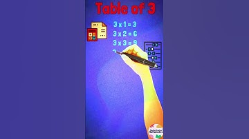 Table of 3 😂🔥#shorts #short #maths #math #mathematics #tables  #trending #youtube #subscribe #table