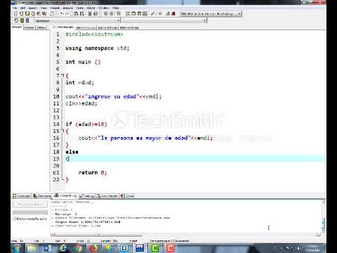 como usar if else en dev c++ - YouTube