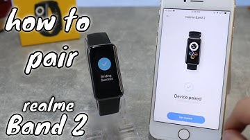 How to pair realme Band 2 to iPhone with realme link IOS app