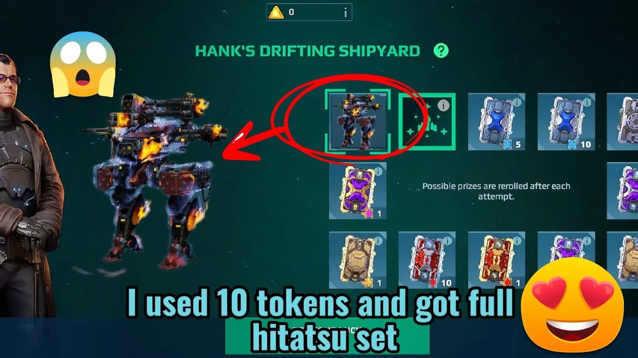 Opening Hank's shipyard with 2x luck - War Robots 