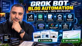 Grok Bot Blog Automation: Auto Publish 3-4 SEO Articles Daily with WordPress + AI