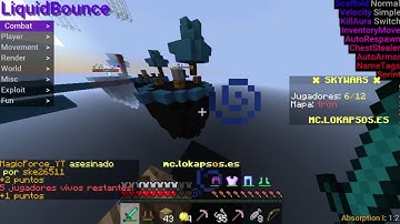 LIQUIDBOUNCE B32 HACKED CLIENT | MINECRAFT 1.8