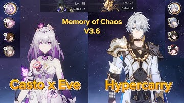 E0S1 CASTORICE X EVERNIGHT & E0S0 PHAINON | MEMORY OF CHAOS | V3.6