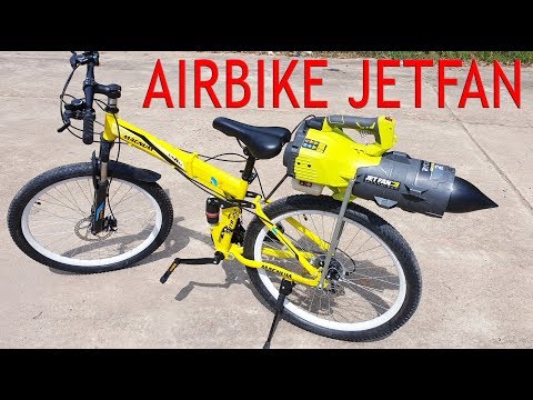 How To Make A Air Bike - With 2-Stroke JETFAN Engine