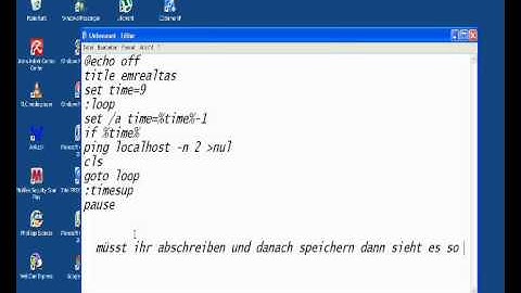 batchprogrammierung...bat einen timer erstellen