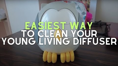 EASIEST WAY to Clean Your Young Living Diffuser