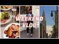 FALL WEEKEND VLOG || MY AT HOME WORKOUT ROUTINE, PLAYING AMONG US WITH FRIENDS || 2020