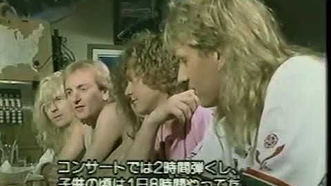 Def Leppard interview 1988   Part I
