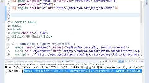 Webjjang 웹표준 99-03 프로젝트 JSP작성(웹짱과 함께하는 JSP Project 실습)