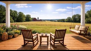 Spring Morning on a Country Porch | 8 Hours of Birdsong & Nature Sounds (No Music)
