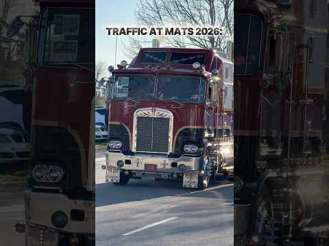 The only traffic jam I am OK with. #mats2026 #midamericatruckshow #customtruck #trucking #semi