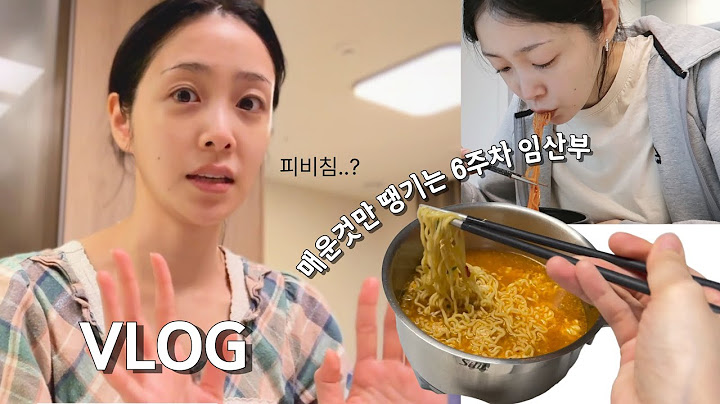 vlog 임신 6주차 피비침 이슈..😨❗ 본격 입덧 시작 브이로그... 매운것만 먹는 일상. 27갤 아기 키우는 워킹맘의 둘째임신기