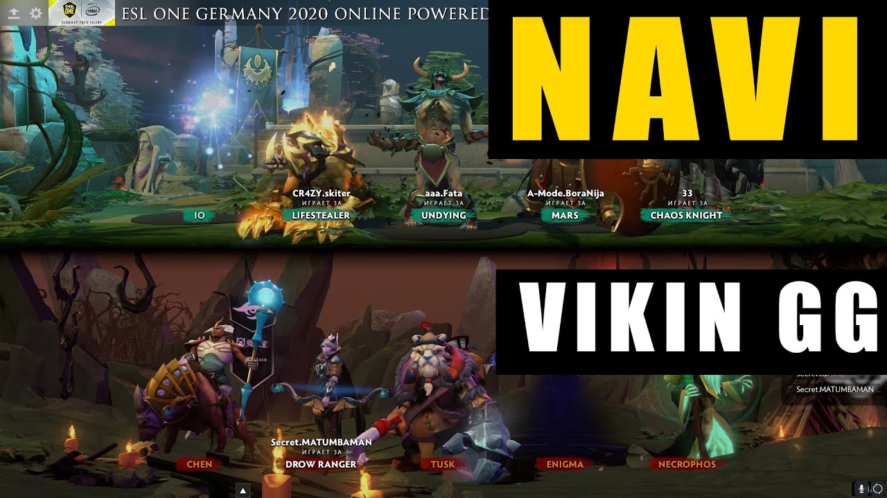 ESL One Germany 2020 - NAVI vs VIKIN.GG (1:0)