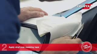 Cutting without damaging the laquer   using masking tape