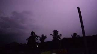 Hampi - Thunderstorm - Amazing Lightning Illuminates the Virupaksha Temple