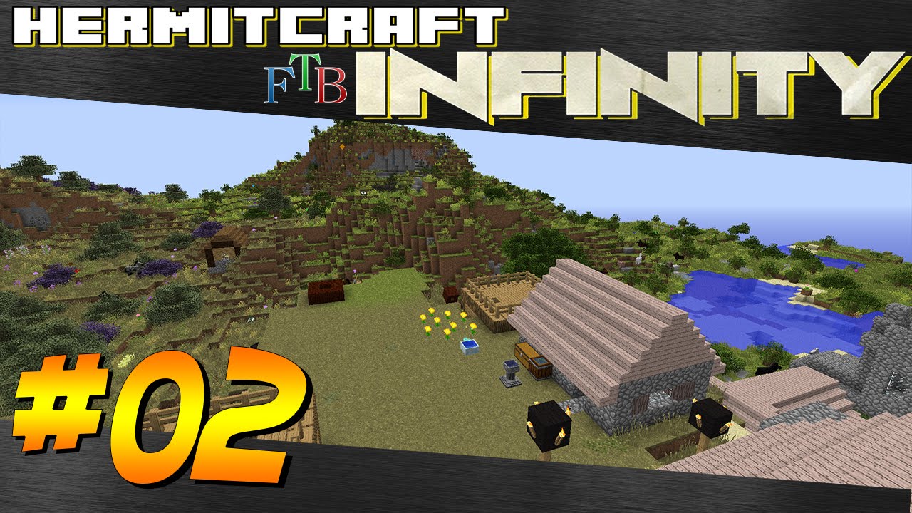 Minecraft Hermitcraft FTB Infinity - Ep 2 - To The Skies! - YouTube