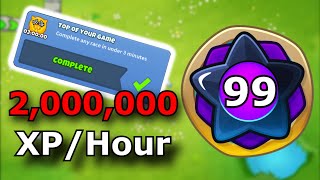 Crazy Broken XP Farm Returns!!!  (+ Easy BTD6 Race Achievement)