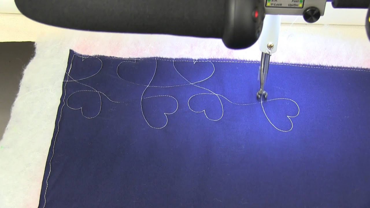 APQS Quilt Path: Lesson 5 - Placing and stitching out a panto pattern