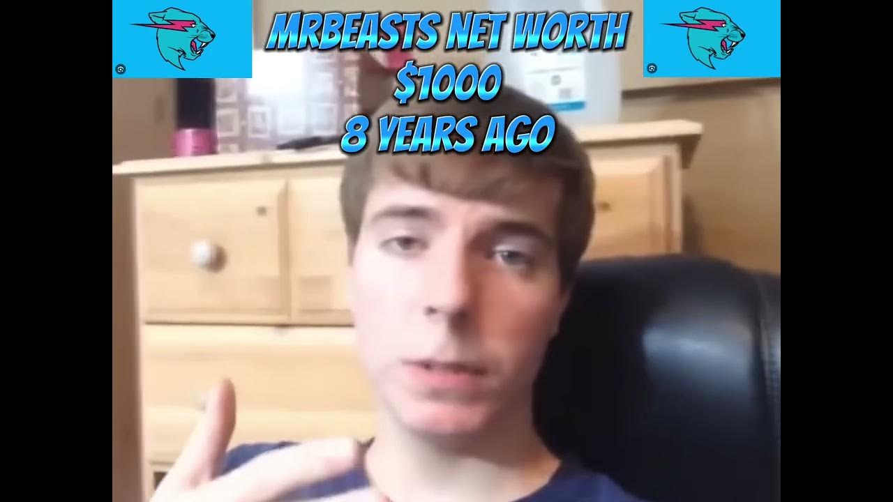 Mrbeasts net worth now and then! shortsvideo mrbeast shorts short